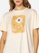 T-shirt damski z nadrukiem bawełniany Lee Cooper Flowers7-1145 XL Jasnożółty (5905991729112) - obraz 3