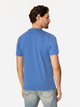 T-shirt męski basic bawełniany Lee Cooper Henley2-1160 2XL Niebieski (5905991736691) - obraz 2