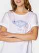 T-shirt damski bawełniany Lee Cooper Logo Blue-1160 M Biały (5905991729464) - obraz 4