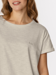 T-shirt damski basic bawełniany Lee Cooper Lydia-8317 L Szary (5905991728658) - obraz 3