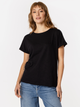 T-shirt damski basic bawełniany Lee Cooper Lydia-8317 M Czarny (5905991728627) - obraz 3