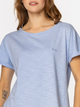 T-shirt damski basic bawełniany Lee Cooper Lydia-8317 S Błękitny (5905991728528) - obraz 4