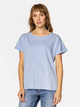 T-shirt damski basic bawełniany Lee Cooper Lydia-8317 M Błękitny (5905991728542) - obraz 1