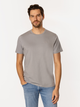 T-shirt męski basic bawełniany Lee Cooper Obutch-875 M Szary (5905991736233) - obraz 1