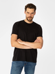T-shirt męski basic bawełniany Lee Cooper Obutch-875 L Czarny (5905991735984) - obraz 3