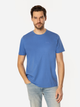 Футболка бавовняна довга чоловіча Lee Cooper Obutch-875 2XL Синя (5905991736134) - зображення 3