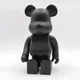 Дизайнерська іграшка Беарбрік 28 см чорний. Статуетка Bearbrick 400% Black. Bearbrick - зображення 8