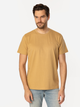 Футболка бавовняна довга чоловіча Lee Cooper Obutch-875 2XL Гірчична (5905991736226) - зображення 1