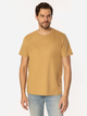 Футболка бавовняна довга чоловіча Lee Cooper Obutch-875 XL Гірчична (5905991736219) - зображення 3