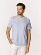 T-shirt męski basic bawełniany Lee Cooper Obutch-875 M Jasnobłękitny (5905991736165) - obraz 1