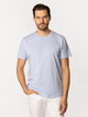T-shirt męski basic bawełniany Lee Cooper Obutch-875 S Jasnobłękitny (5905991736141) - obraz 3