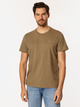 Футболка бавовняна довга чоловіча Lee Cooper Oslo-8515 XL Хакі (5905991728146) - зображення 1