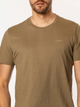 Футболка бавовняна довга чоловіча Lee Cooper Oslo-8515 2XL Хакі (5905991728153) - зображення 4