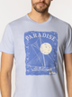 Футболка бавовняна довга чоловіча Lee Cooper Paradise-1160 M Блакитна (5905991727743) - зображення 4