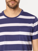 T-shirt męski w paski bawełniany Lee Cooper Pocket3-8515 M Fioletowy (5905991728047) - obraz 3