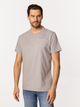 Футболка бавовняна довга чоловіча Lee Cooper Pocket-1160 2XL Сіра (5905991727057) - зображення 3