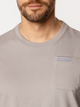 Футболка бавовняна довга чоловіча Lee Cooper Pocket-1160 2XL Сіра (5905991727057) - зображення 4