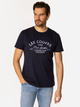Футболка бавовняна довга чоловіча Lee Cooper Slog1-1160 XL Темно-синя (5905991735632) - зображення 3