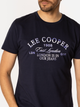 Футболка бавовняна довга чоловіча Lee Cooper Slog1-1160 2XL Темно-синя (5905991735649) - зображення 4
