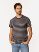 Футболка бавовняна довга чоловіча Lee Cooper Stripes2-4180 XL Сіра (5905991727507) - зображення 3