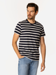 T-shirt męski w paski bawełniany Lee Cooper Stripes3-4180 L Granatowy (5905991727545) - obraz 3