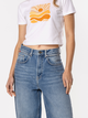 T-shirt damski z nadrukiem bawełniany Lee Cooper Sun-1160 M Biały (5905991729341) - obraz 4