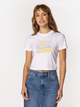 T-shirt damski z nadrukiem bawełniany Lee Cooper Sun-1160 L Błękitny (5905991729372) - obraz 3