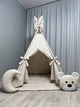 Вигвам для мальчика Бежевый 6 со стеганым ковриком Полный комплект 0062 - изображение 6