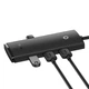 USB Хаб Baseus 4-in-1 многофункциональный переходник Lite Series 4-Port Type-A HUB Adapter Type-A to USB3.0*4 кабель 0.25м (WKQX030001) Black - изображение 6