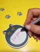 Упаковка паперових стікерів Centrum Cute Cat №3 8124523 75х81 мм 30 аркушів 2 шт (2000998491598) - зображення 4