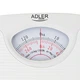 Напольные механические весы Adler AD 8151, до 130 кг, LCD-дисплей, белый цвет. - изображение 4