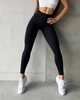 Спортивные женские лосины EASY с эффектом Push Up для фитнеса и йоги Бесшовные Однотонные XS-S Черные (XA01LS) - изображение 1