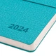 Щоденник датувань 2024 Leo Planner 12х20см Glory 252412 бірюзовий /252412/ - зображення 3