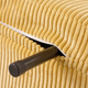 Sofa HOMLA Solace 1-osobowa z funkcją spania 83 x 91 x 84 cm Mustard (5904183871646) - obraz 8
