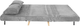 Sofa HOMLA Solace 2-osobowa z funkcją spania 140 x 91 x 84 cm Grey (5904183871653) - obraz 4