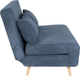 Sofa HOMLA Solace 2-osobowa z funkcją spania 140 x 91 x 84 cm Dark Blue (5904183871677) - obraz 3