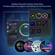 Встроенный монитор mPanel 2.1" ПК GPU CPU, Температурный дисплей, USB C Plug and Play для игровых ПК. Черный - изображение 15