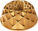Forma do pieczenia babki Nordic Ware Bundt złota 25 cm (0011172883773) - obraz 1