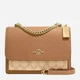 Сумка кросс-боди женская из натуральной кожи маленькая Coach Klare Light Brown BG-COA-84 Коричневая (196395082018) - изображение 1