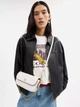 Сумка кросс-боди женская из натуральной кожи маленькая Coach Brook Flap Chain Bag Brass/Chalk BG-COA-82 Белая (313038537500) - изображение 2