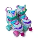 Розсувні ролики квади Scale Sports розмір 30-33 (колеса, що світяться). Rainbow Tiffany (754992869) - зображення 9