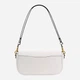Сумка кросс-боди женская из натуральной кожи маленькая Coach Brook Flap Chain Bag Brass/Chalk BG-COA-82 Белая (313038537500) - изображение 6