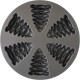 Forma do ciastek Nordic Ware srebrna 30.7 cm (0011172945488) - obraz 2