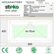 Окно откидное Steko 800х400 мм 2-стекла - изображение 4