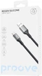 Кабель Proove ReGen Silicone USB Type-A to Type-C 3 A 1 м Black (621810001) - изображение 2
