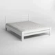 Двуспальная деревянная кровать Mebigrand Премьера Белый (RAL9003) 160х190 см (MBG-2829) - изображение 2
