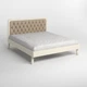 Двуспальная деревянная кровать Mebigrand Токио Айвори (S0505Y30R)/Аляска 23 (Бежевый) 160х200 см (MBG-4671) - изображение 2