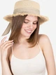 Панама женская плетеная SumWin Доха-Hat LU-053-01 53-56 Светло-бежевая (ROZ6501091620) - изображение 2