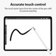 Универсальный стилус ручка для сенсорных экранов планшета телефона Andowl Pencil 1 Touch PenX1 3d карандаш графический на все ОС Android iOS Windows для планшета телефона (Белый) - изображение 3