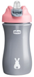 Bidon Chicco z miękkim ustnikiem Szaro-różowy 350 ml (8058664144808) - obraz 1